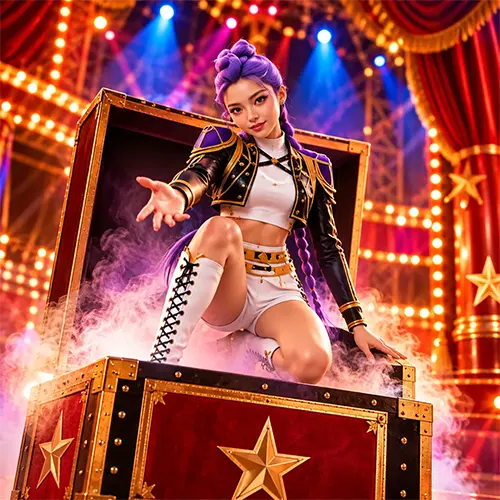 Magia en Anime Fantasy Show del circo en Valencia