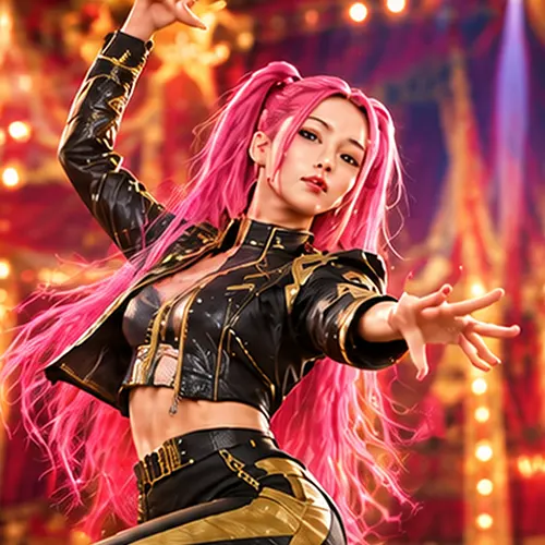 Música y baile en Anime Fantasy Show del circo en Valencia