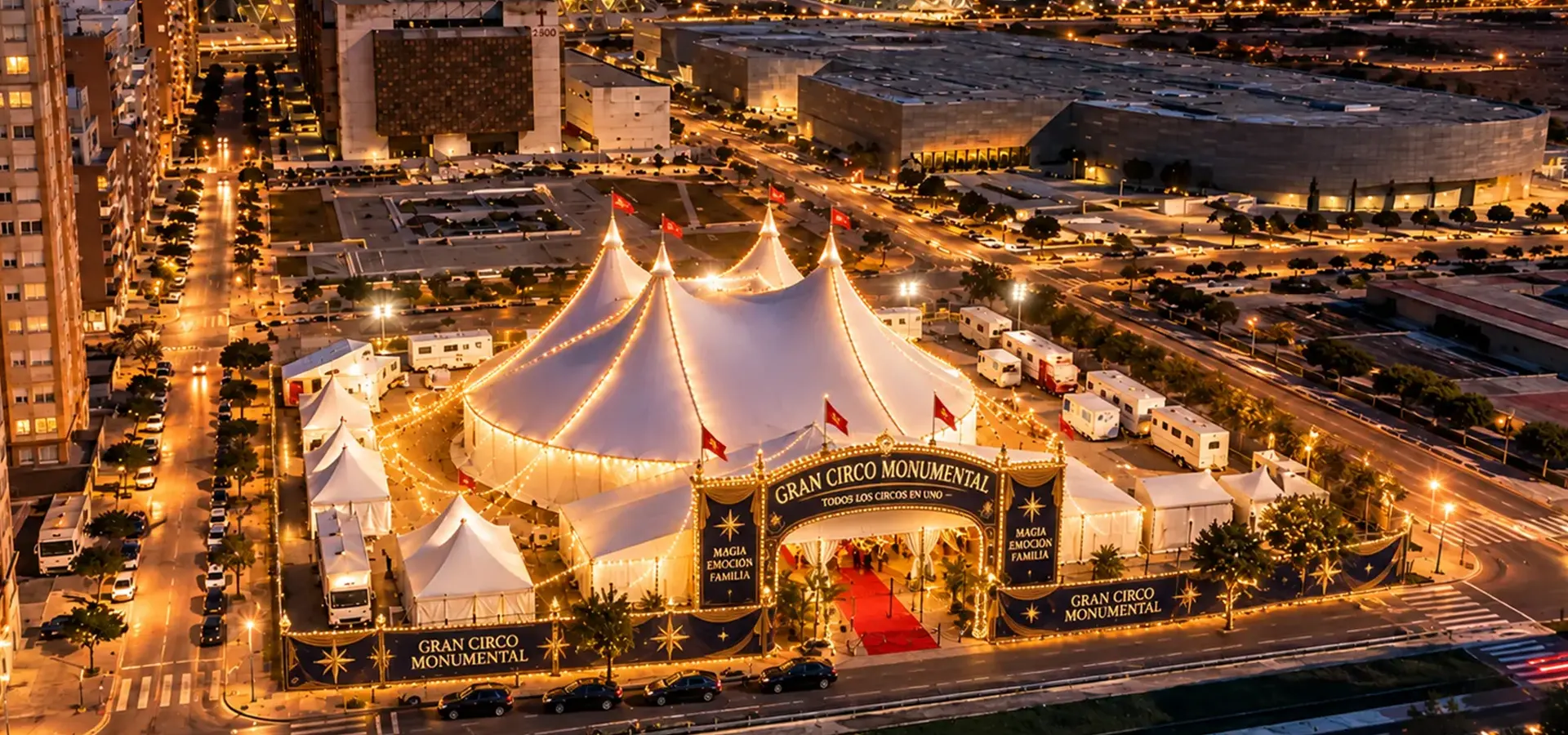 Espectáculo de circo en Valencia durante la temporada 2026
